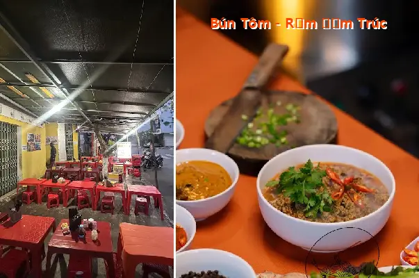 Shrimp and Crab Noodle Soup at Dam Truc