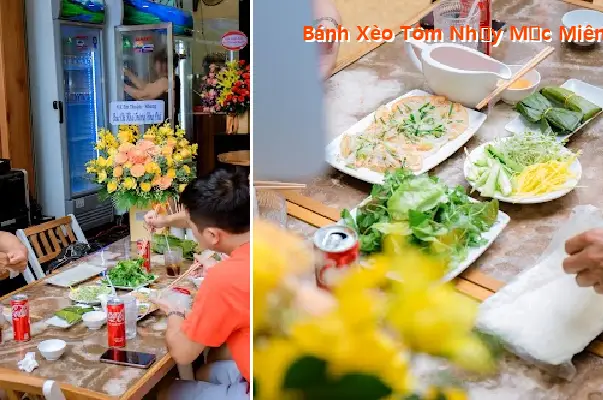 Shrimp Pancake with Moc Mien