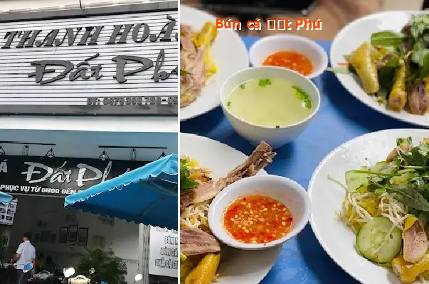 Fish noodle soup in Dat Phu