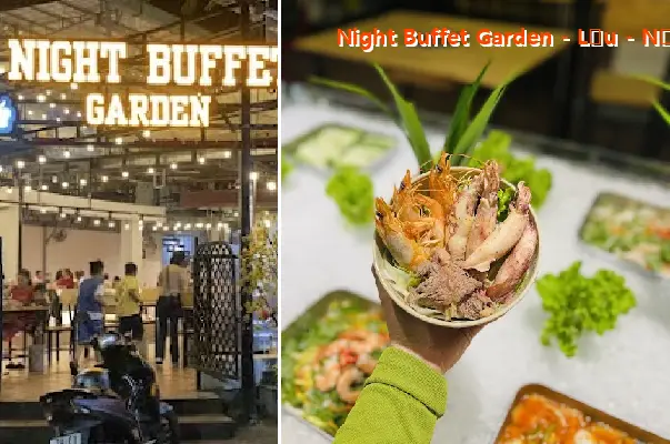 Night Buffet Garden - Hotpot - Grilling - BBQ - Hotpot - Fresh Seafood