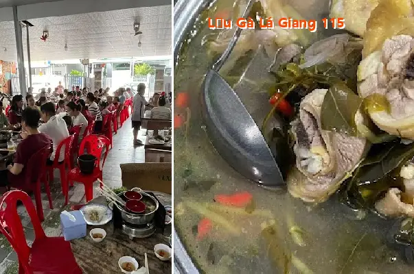 Chicken Hot Pot with Giang Leaves 115