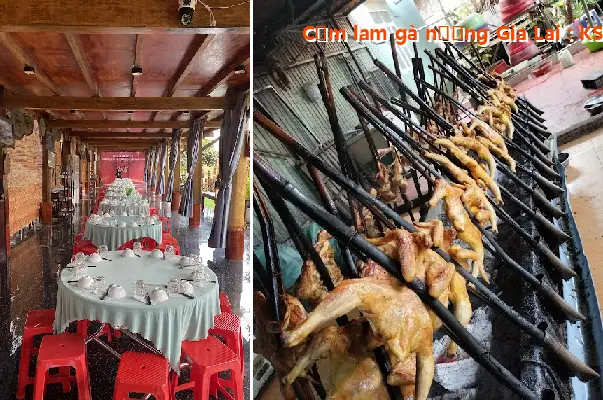 Gia Lai-style grilled chicken with bamboo rice: KSOR HNAO