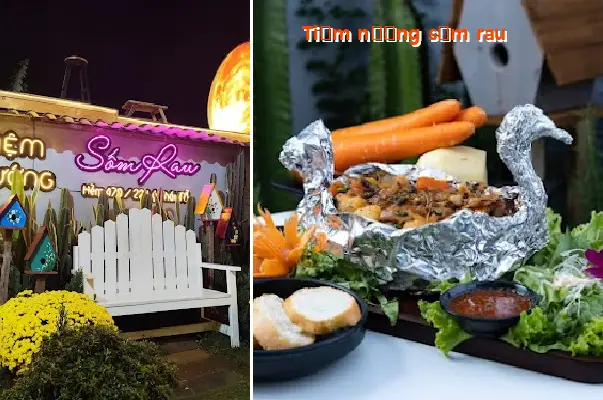 Grilled vegetables restaurant