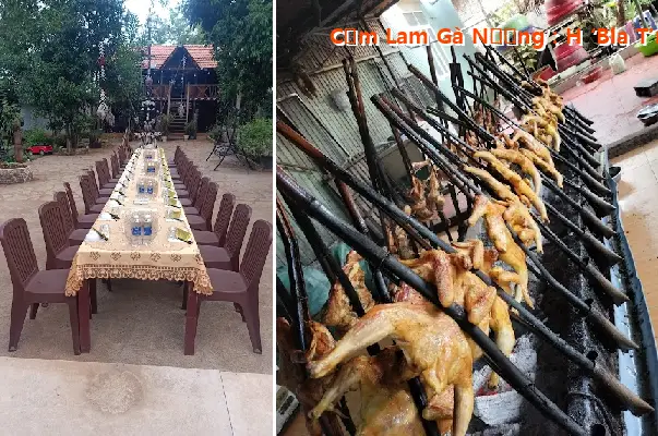 Grilled Chicken with Bamboo Rice: H Bla T rưng