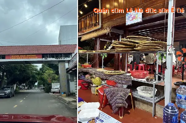 Le Na Restaurant specializes in Ede cuisine.