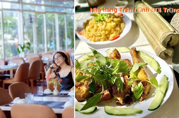 On Top of the Moon Hill Restaurant | Grilled Chicken with Bamboo Rice | Chicken Hot Pot with Basil Leaves