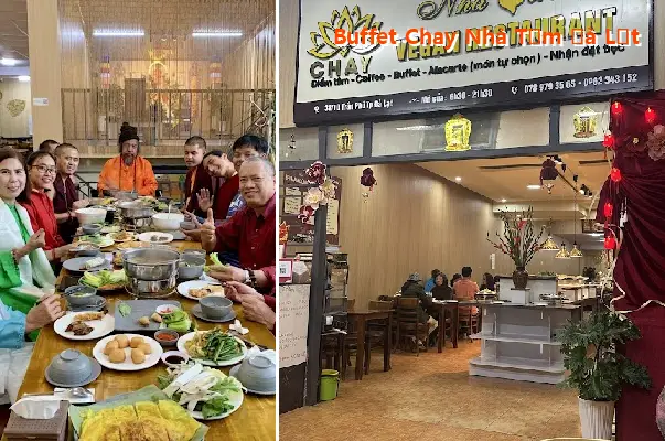 Vegetarian Buffet at Nha Tam Restaurant in Da Lat