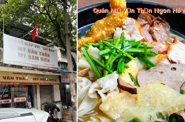 Delicious Wonton Noodles Restaurant in Hanoi