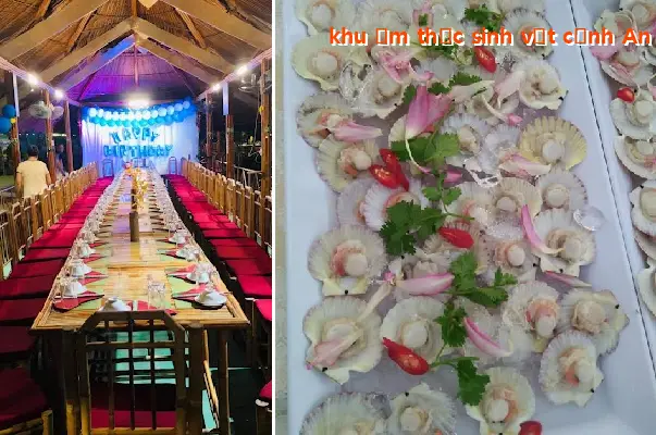 An Ornamental Plants and Food Court