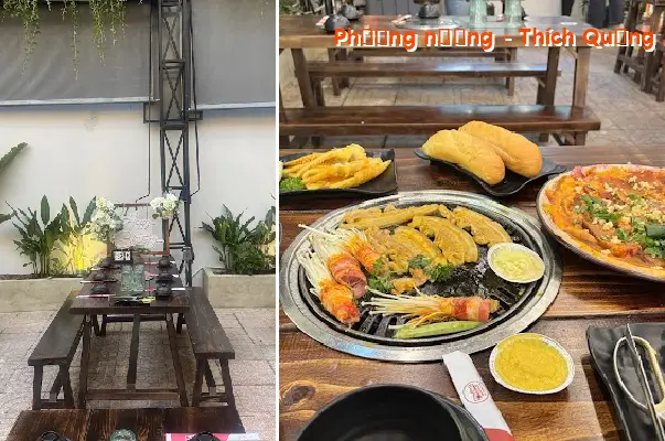 Grilled food stall - Thich Quang Duc