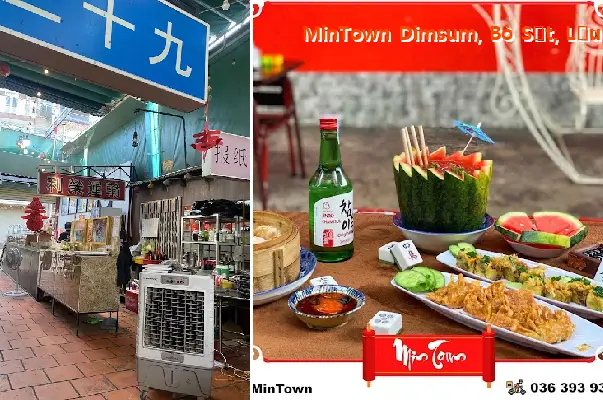 MinTown Dimsum, Beef in Sauce, Hot Pot (2 compartments), Grilled Beef Steak, Dimsum