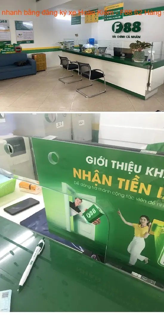 Quick loans using vehicle registration in Hoan Kiem - F88 62 Hang Dau