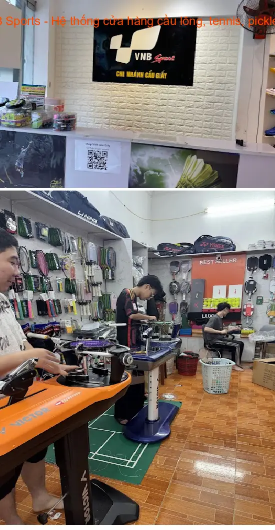 VNB Sports - A chain of stores specializing in badminton, tennis, and pickleball.