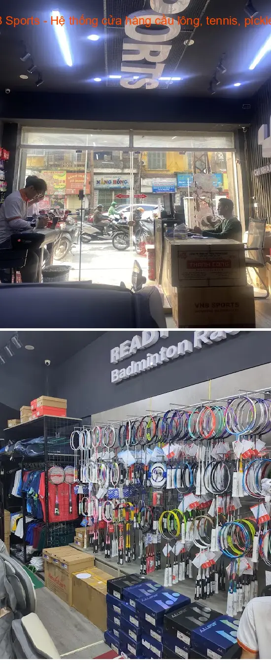 VNB Sports - A chain of stores specializing in badminton, tennis, and pickleball.