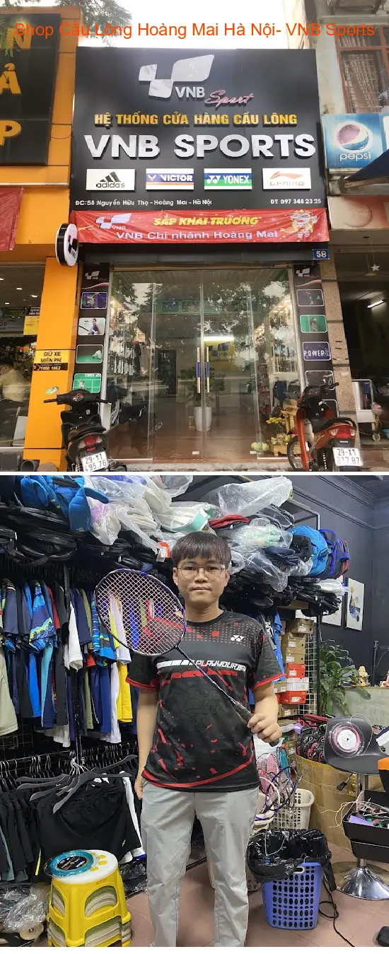 Badminton Shop in Hoang Mai, Hanoi - VNB Sports