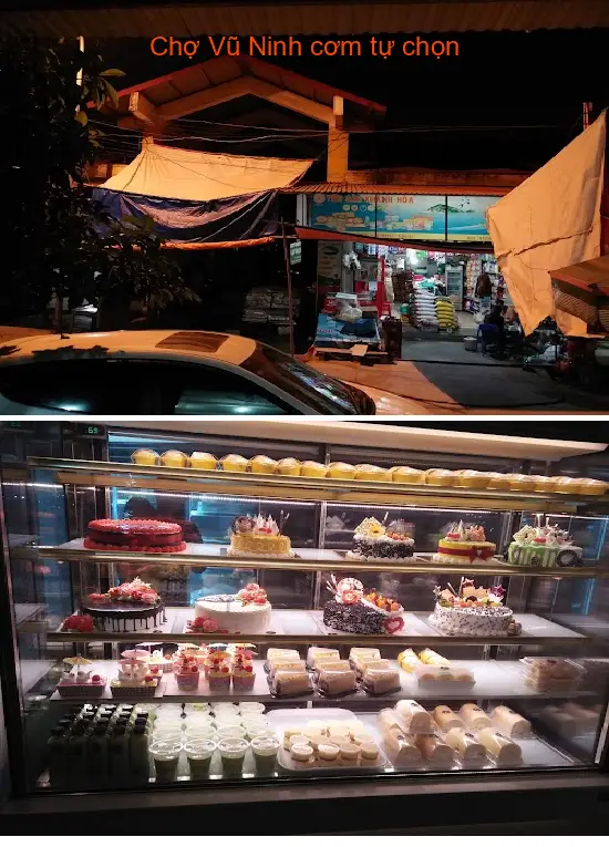 Vu Ninh Market - Self-service rice