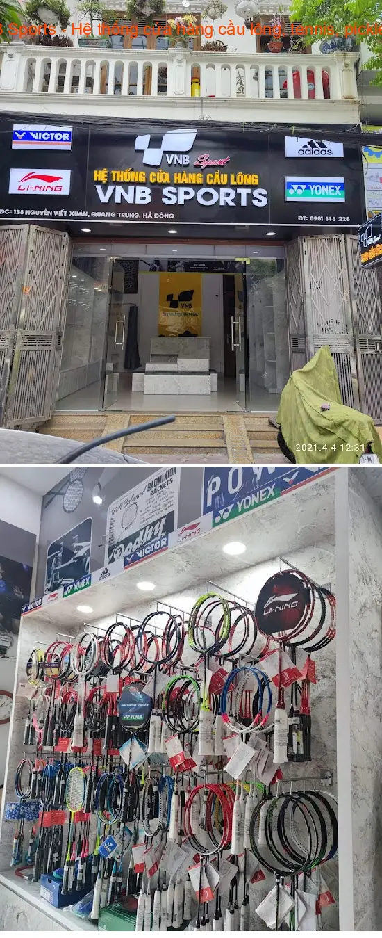VNB Sports - A chain of stores specializing in badminton, tennis, and pickleball.