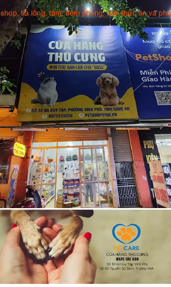 PetCare - Pet shop, grooming, bathing, vaccinations, food and accessories for dogs and cats.