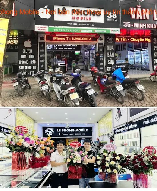 Le Phong Mobile - A reputable mobile phone retailer in Vinh City.
