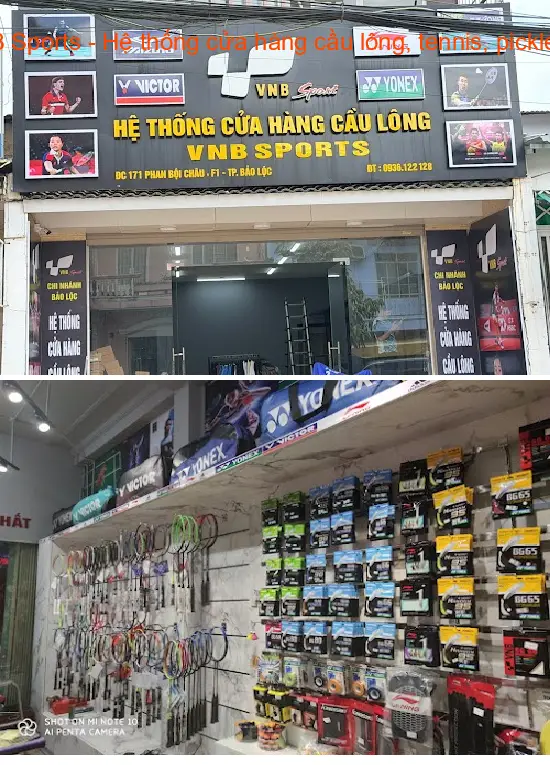 VNB Sports - A chain of stores specializing in badminton, tennis, and pickleball.
