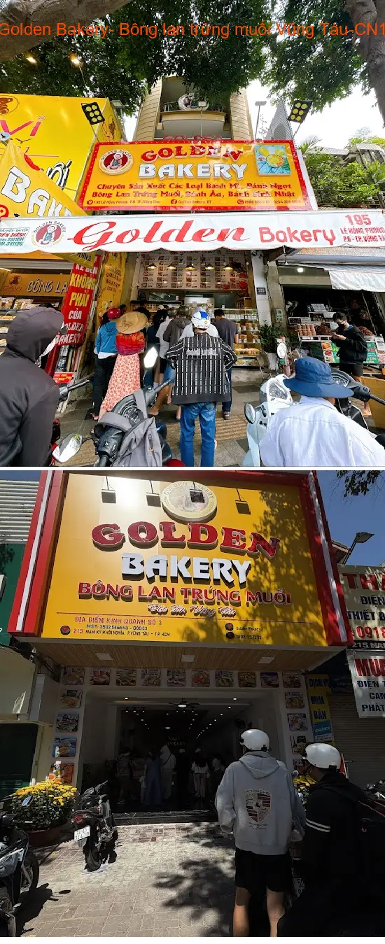 Golden Bakery - Salted Egg Sponge Cake Vung Tau - Branch 1