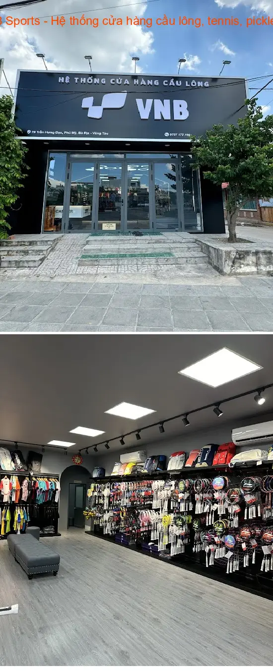 VNB Sports - A chain of stores specializing in badminton, tennis, and pickleball.