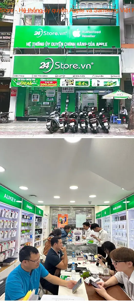 24hStore - Authorized Apple and Samsung dealer in Vietnam