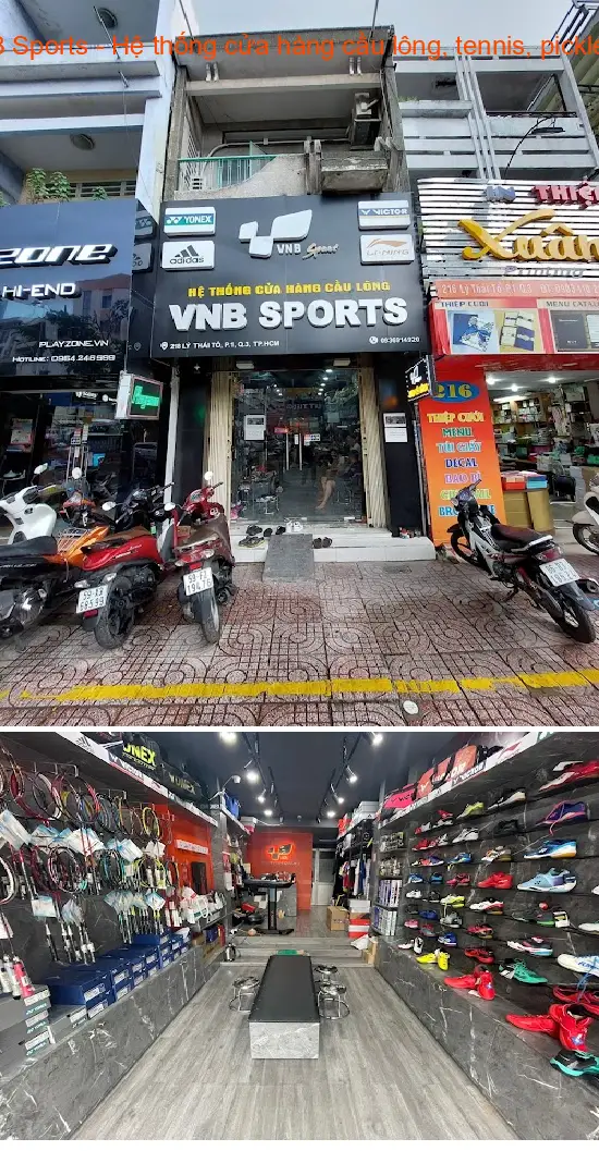 VNB Sports - A chain of stores specializing in badminton, tennis, and pickleball.
