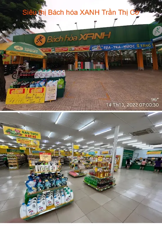Bach Hoa XANH supermarket on Tran Thi Co Street