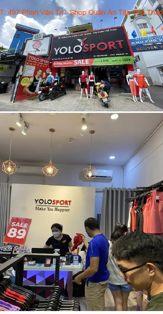 YOLO SPORT: 497 Phan Van Tri - Gym & Yoga Clothing Shop