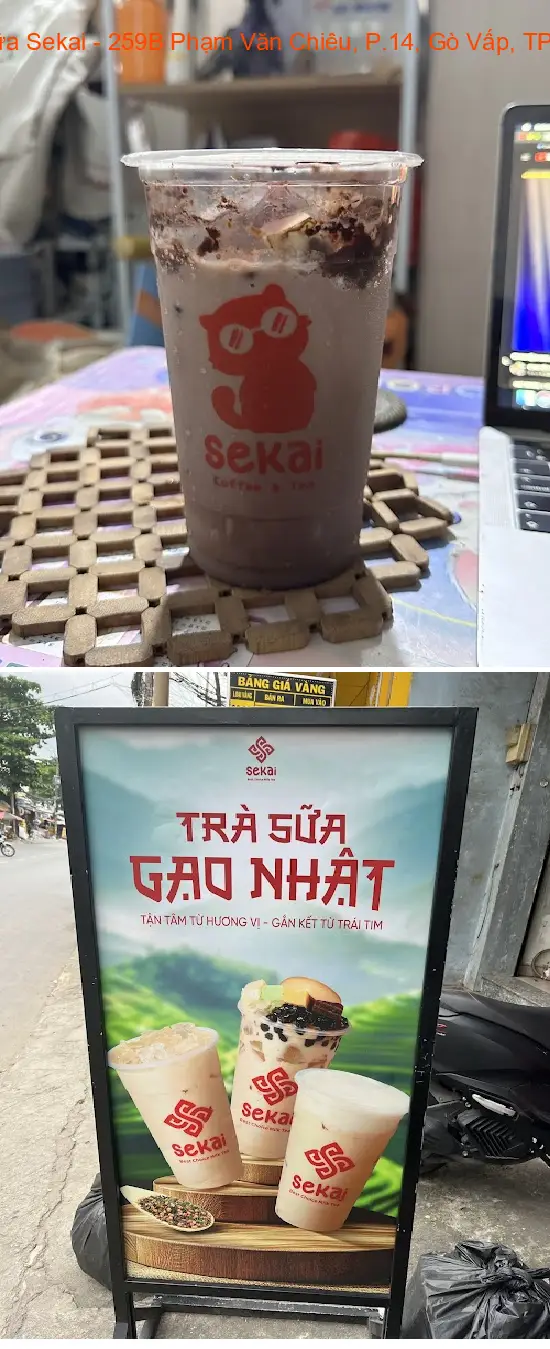 Sekai Milk Tea - 259B Pham Van Chieu Street, Ward 14, Go Vap District, Ho Chi Minh City