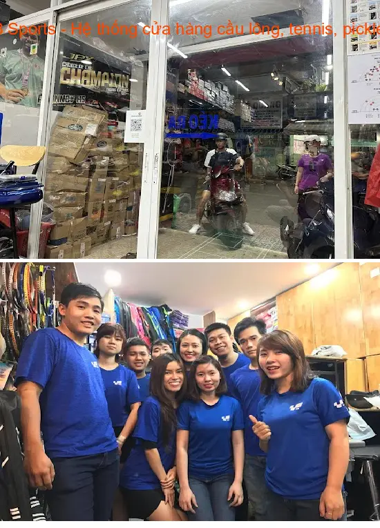 VNB Sports - A chain of stores specializing in badminton, tennis, and pickleball.