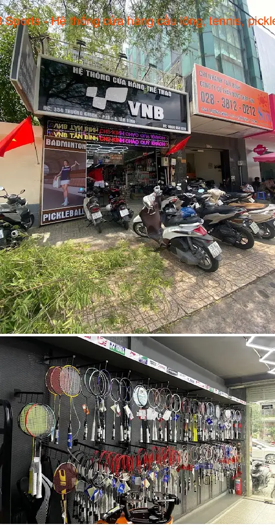 VNB Sports - A chain of stores specializing in badminton, tennis, and pickleball.