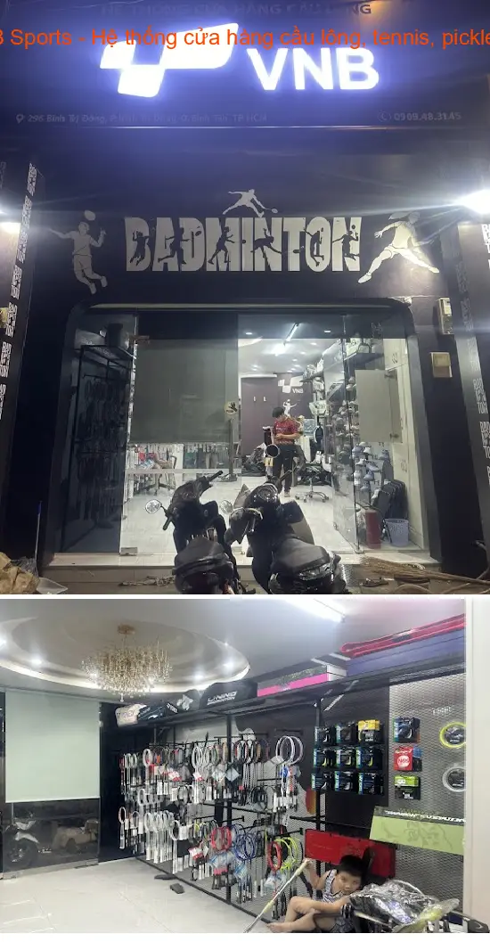 VNB Sports - A chain of stores specializing in badminton, tennis, and pickleball.