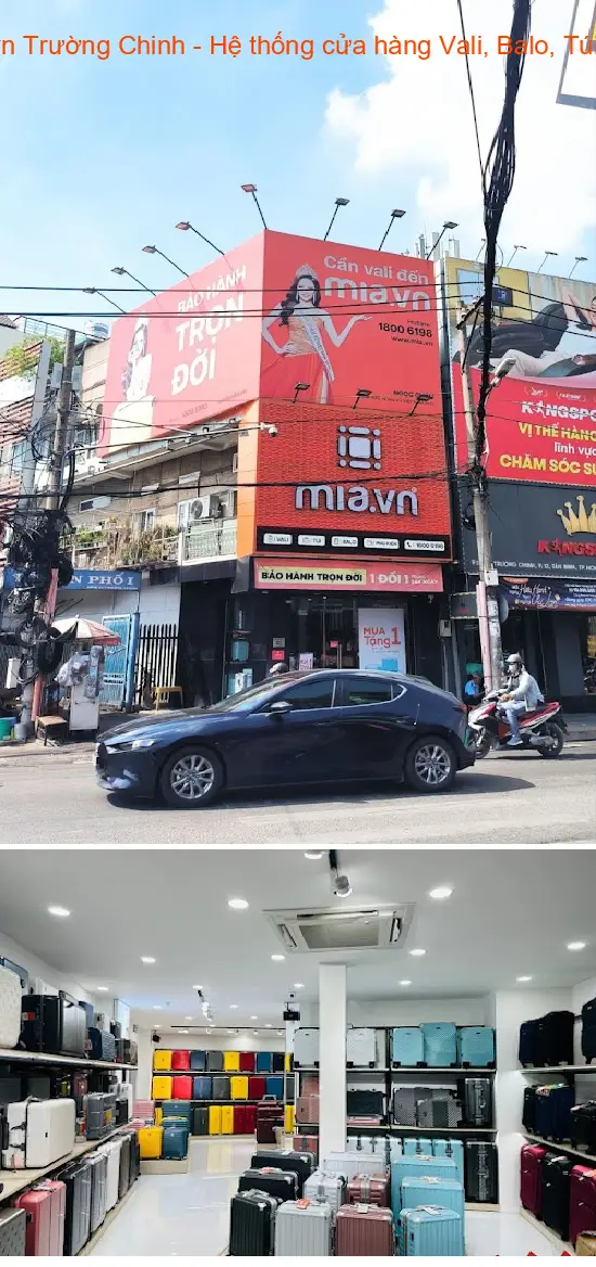 MIA.vn Truong Chinh - System of stores selling suitcases, backpacks, and handbags.