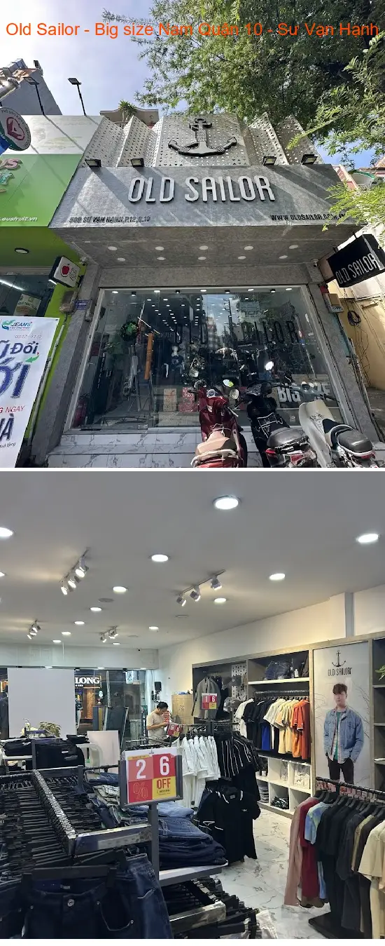 Old Sailor - Big size men s clothing store in District 10 - Su Van Hanh Street