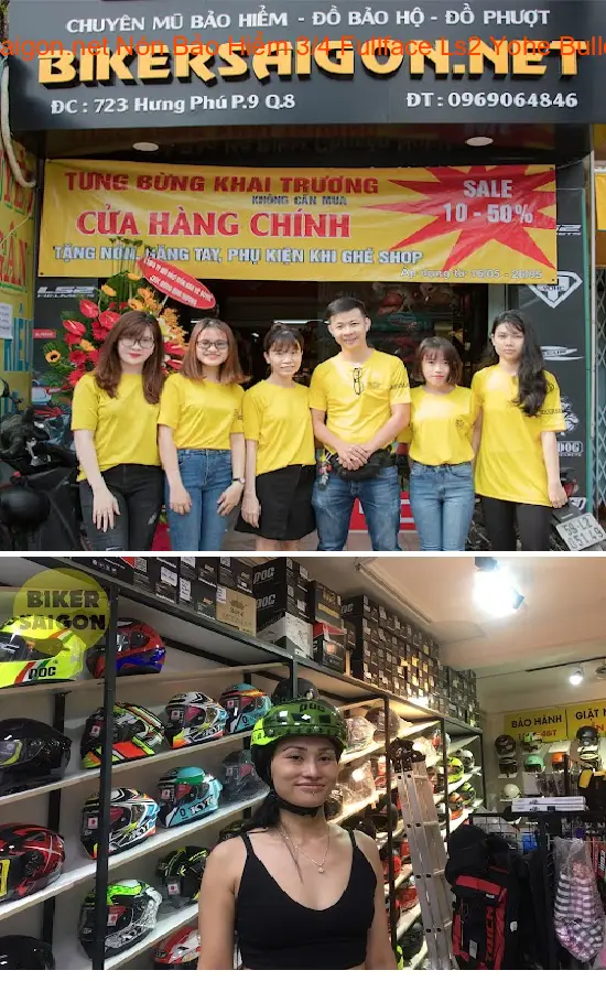 Bikersaigon.net Motorcycle Shop - 3/4 Fullface Helmets LS2 Yohe Bulldog Ego Royal Roc