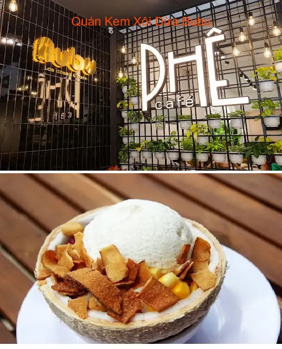 Bubu Coconut Sticky Rice Ice Cream Shop