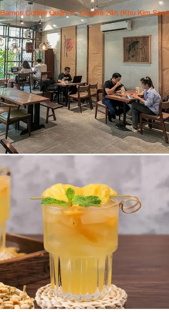 Bamos Coffee District 7 - 24-hour coffee shop (Kim Son area)