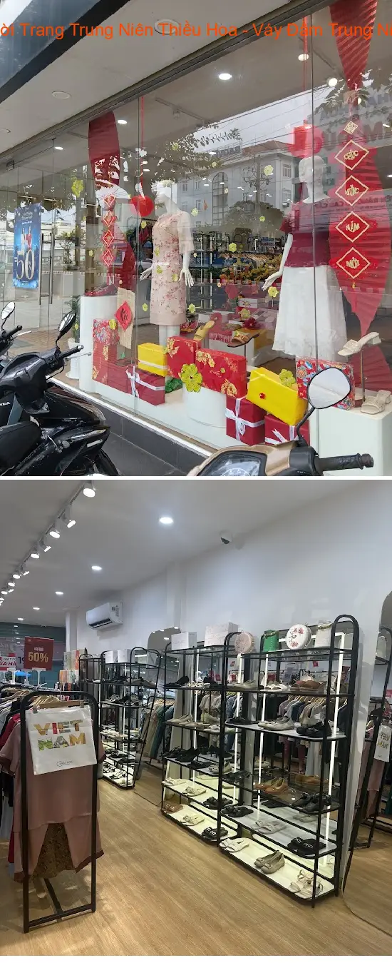 Thieu Hoa Middle-Aged Fashion - Middle-Aged Women s Dresses