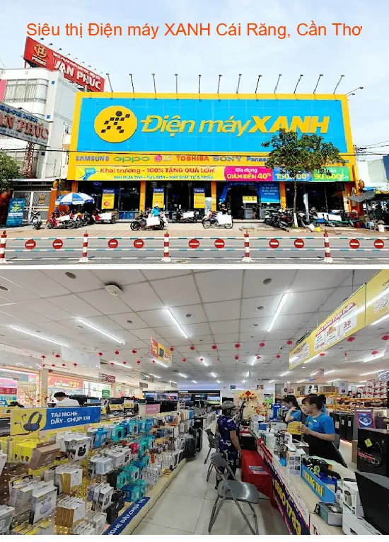 Dien May XANH supermarket in Cai Rang, Can Tho