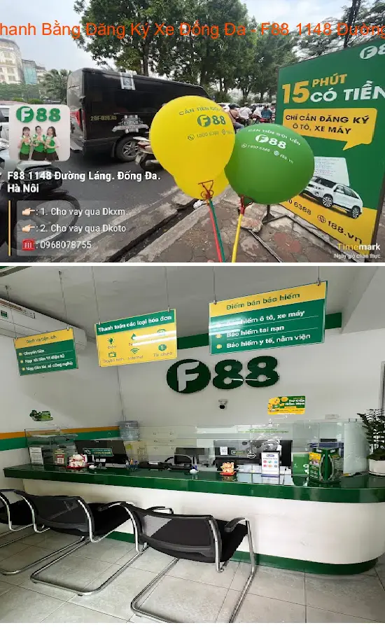 Quick Loans Using Vehicle Registration in Dong Da - F88 1148 Lang Street