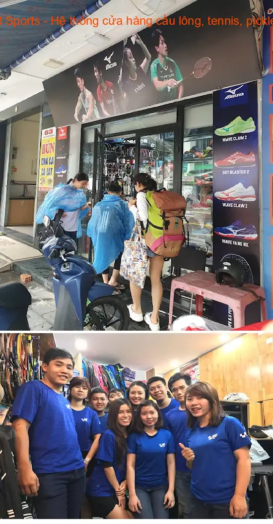 VNB Sports - A chain of stores specializing in badminton, tennis, and pickleball.