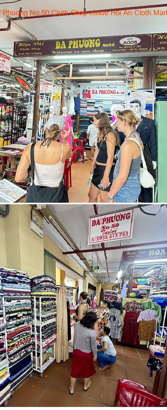 Da Phuong No.50 Cloth Shop inside Hoi An Cloth Market