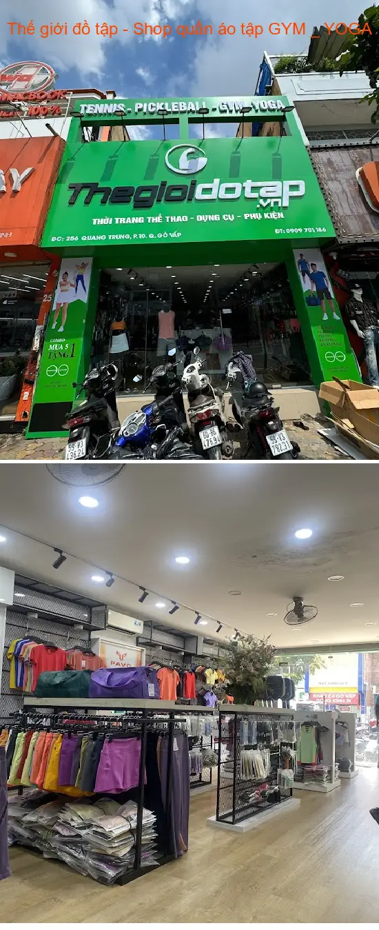 The world of workout gear - Gym and yoga clothing shop