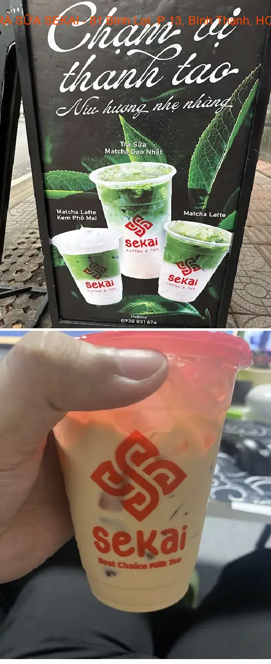 SEKAI MILK TEA - 81 Binh Loi Street, Ward 13, Binh Thanh District, Ho Chi Minh City