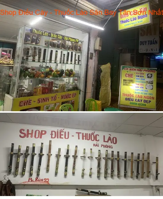 Pipe and Tobacco Shop at Tan Son Nhat Airport
