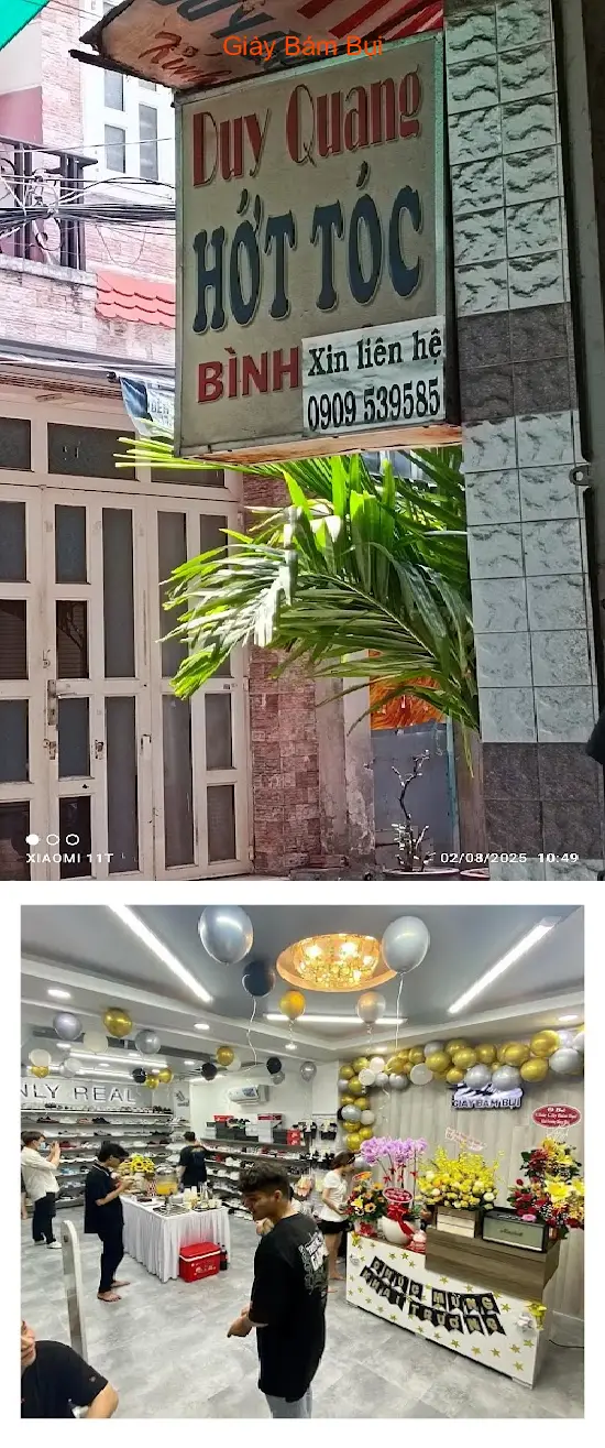 Shoes are covered in dust.