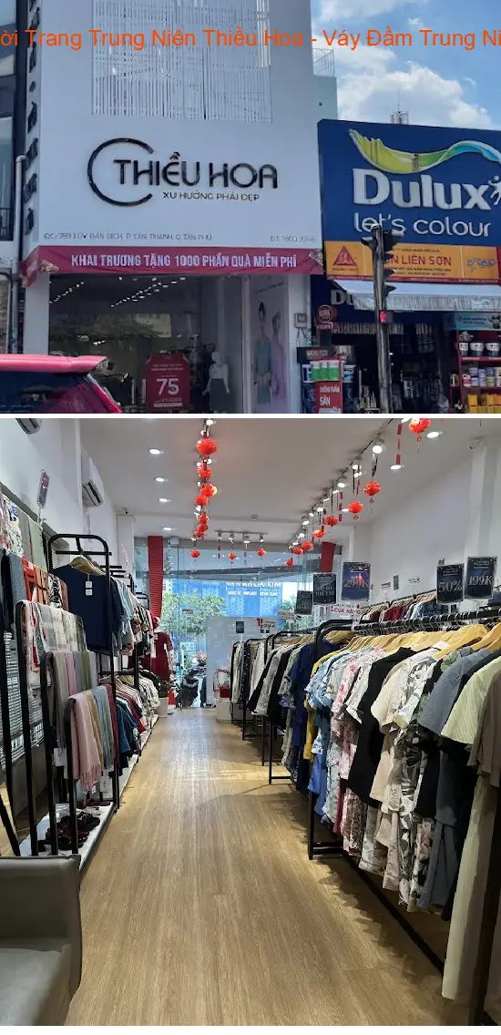 Thieu Hoa Middle-Aged Fashion - Middle-Aged Women s Dresses